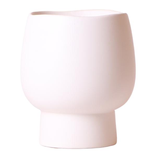 Kolibri Home | Scandic white bloempot - Witte keramieken sierpot - Ø12cm  BotanicBridge