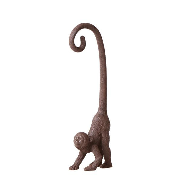 Kolibri Home | Ornament - Decoratie beeld Monkey long tail - Brown  BotanicBridge