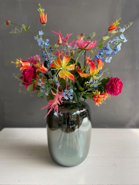 Kunstbloemen - Boeket L - Colourful Glam - 80cm  BotanicBridge