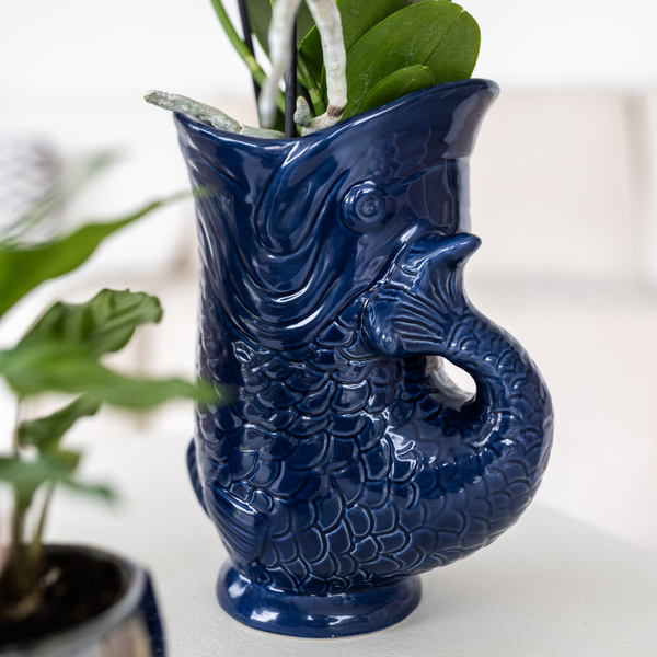 Kolibri Home | Fish  - Blue - Ø9cm  BotanicBridge