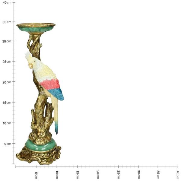 Kandelaar - Kaketoe Multicolor ↑ 35 cm  BotanicBridge