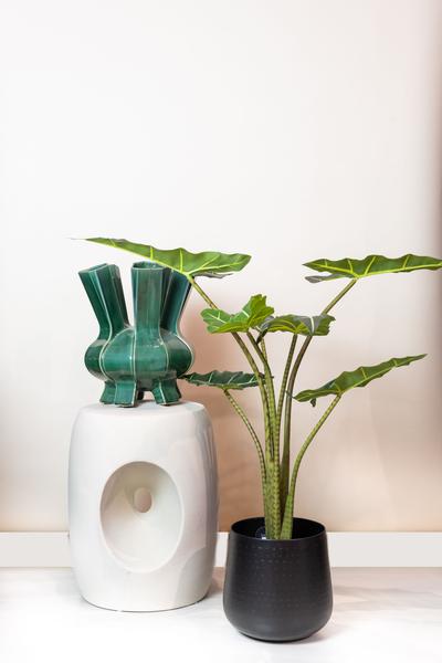 Kunstplant - Alocasia Frydek - Olifantsoor - 80 cm  BotanicBridge