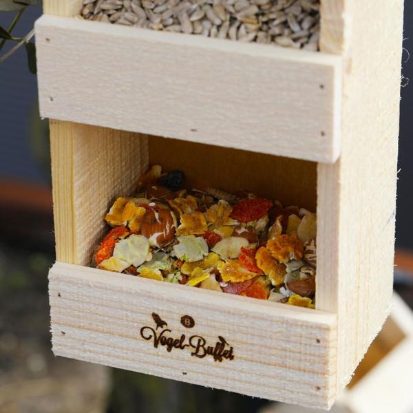 Bird-Buffet | Etagere Culinair inclusief 3 voedermengsels | 520 gram  BotanicBridge