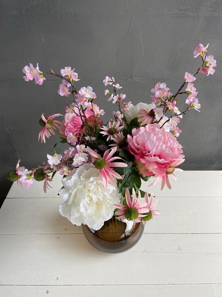 Kunstbloemen - Boeket L - Pink Summer - 80cm  BotanicBridge