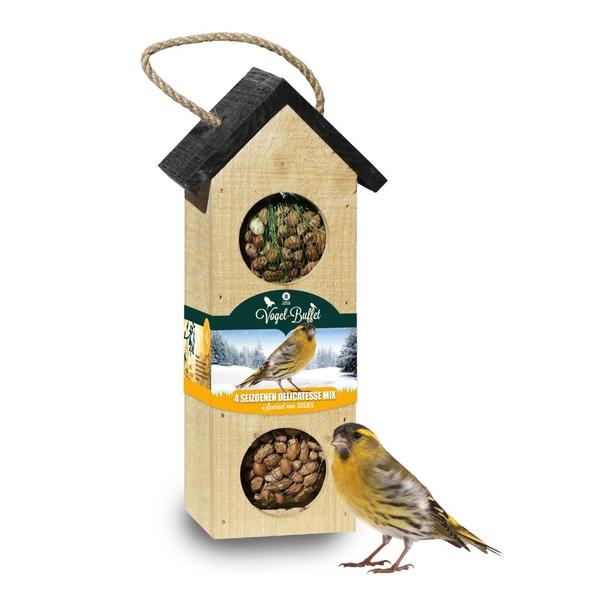 Bird-Buffet | Chalet feeder vogelhuisje | 500 gram - Boomklevers  BotanicBridge