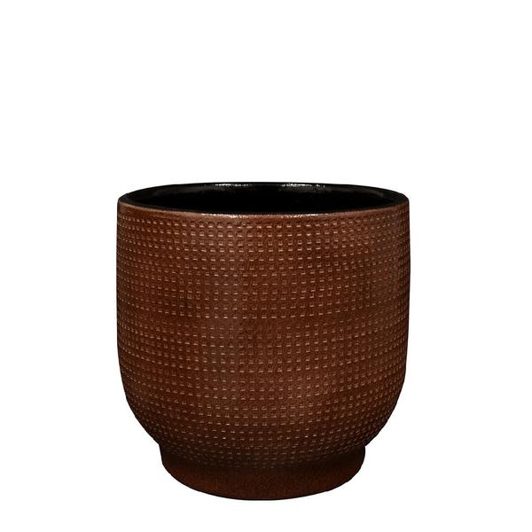 Lykke Pot D18x16cm - Bruin - D18x16cm  BotanicBridge