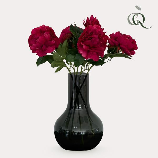 Kunstbloemen Solo - Dark Pink - Peonies - x 5 - 65cm  BotanicBridge