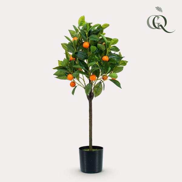 Kunstplant - Citrus Sinensis - Sinaasappelboom - 75 cm  BotanicBridge