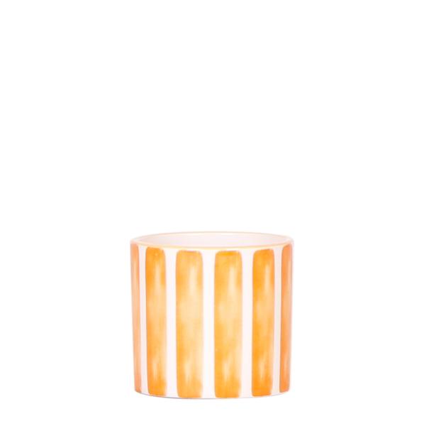 Kolibri Home | Painted stripe  - Orange - Ø6cm  BotanicBridge