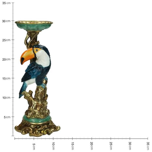 Kandelaar - Toekan Multicolor ↑ 30 cm  BotanicBridge